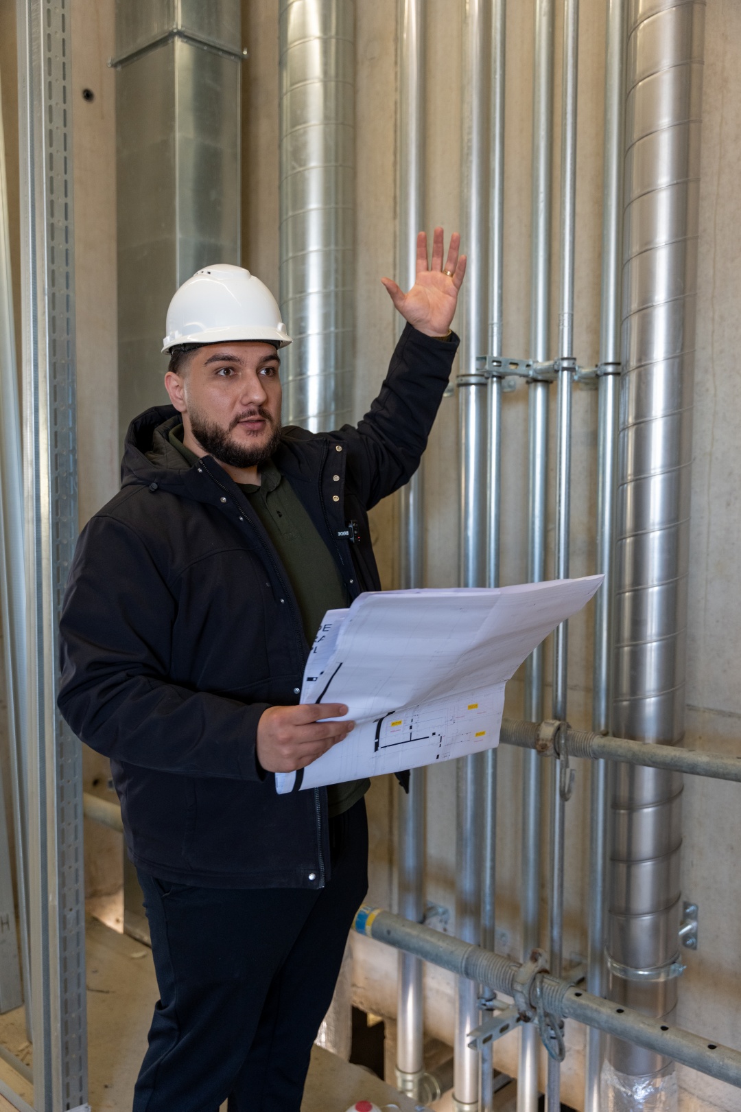 Auf der Baustelle