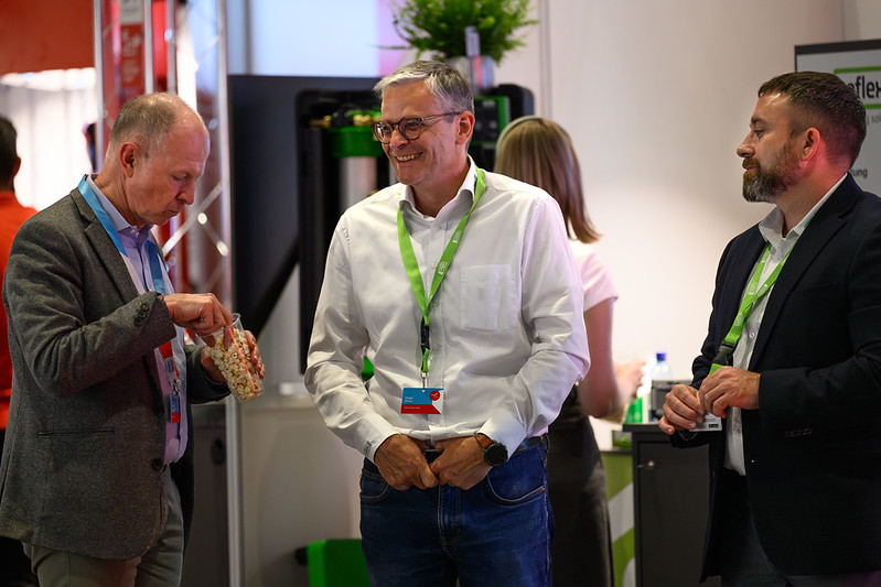 Anregendes Ambiente für Fachgespräche an der Expoplus in Zürich.
